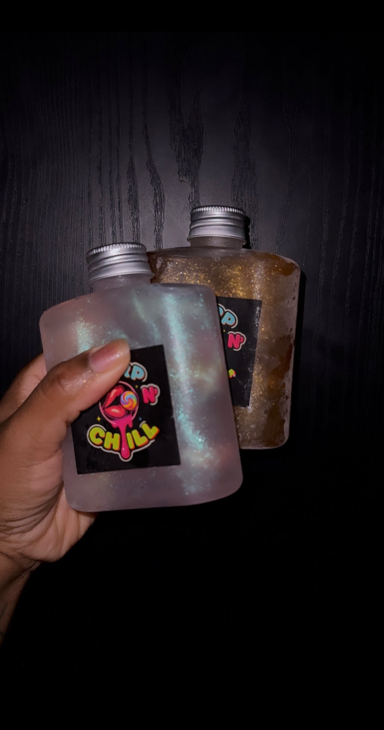 *Glitter* ORA Liquor Flask 8.5 oz