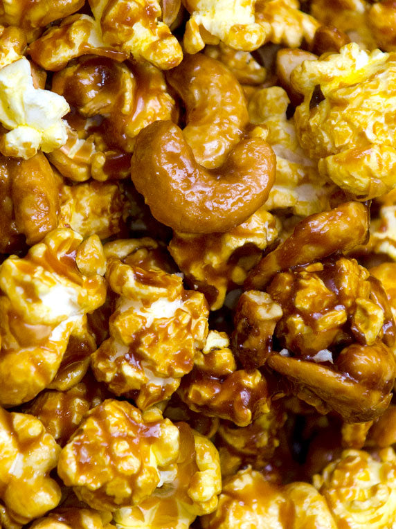 Caramel Cashew Popcorn