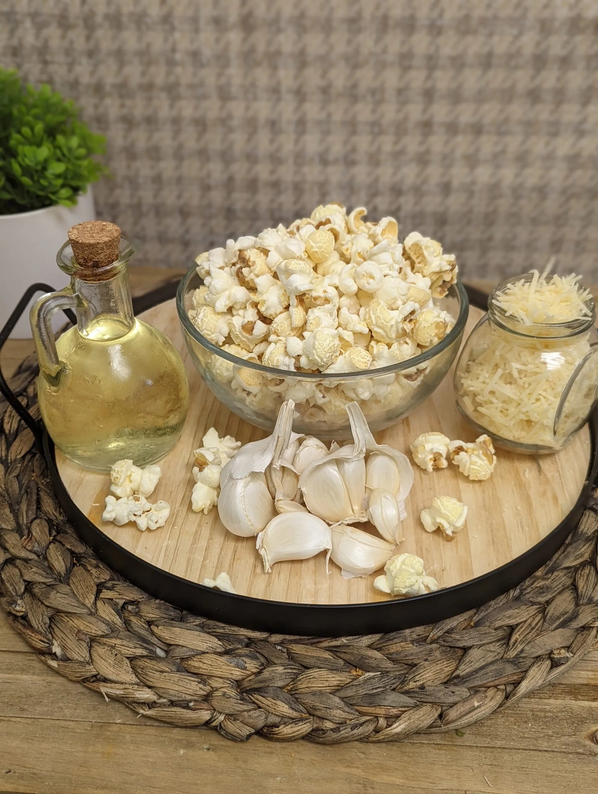 Parmesan Garlic Popcorn